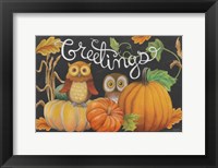 Harvest Owl I Framed Print