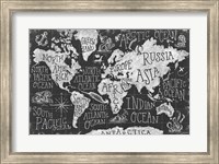 Mythical Map I Fine Art Print