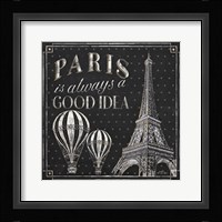 Vive Paris V Framed Print