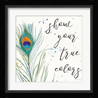 Peacock Garden VII Fine Art Print