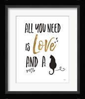 Pet Love IV Framed Print