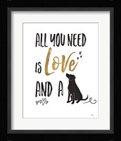 Pet Love II Framed Print