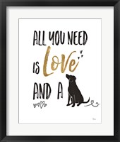 Pet Love II Framed Print