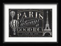 Vive Paris I Framed Print