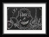 Vive Paris III Framed Print