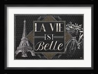 Vive Paris II Framed Print