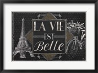 Vive Paris II Framed Print