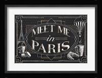 Vive Paris IV Framed Print