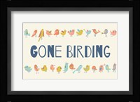 Gone Birding - Colorful Birds Fine Art Print