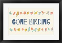 Gone Birding - Colorful Birds Fine Art Print