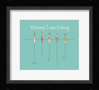 Wishing I Was Fishing - Colorful Floats Fine Art Print