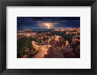 Lightning Over Bryce Canyon Fine Art Print