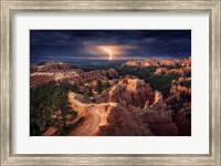 Lightning Over Bryce Canyon Fine Art Print
