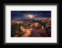 Lightning Over Bryce Canyon Fine Art Print