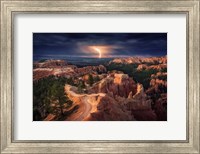 Lightning Over Bryce Canyon Fine Art Print