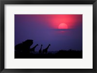 Sunrise In Uganda Fine Art Print