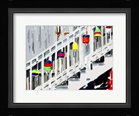 Vibrant Buoys IV Fine Art Print