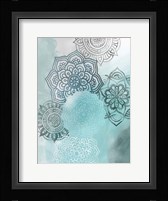 Ink Blot Mandala I Framed Print