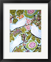 Sweet Love Birds I Framed Print