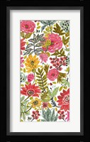 Multi Bloom Floral II Framed Print