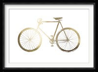 Gold Foil Bicycle Fine Art Print