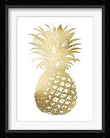Gold Foil Pineapple II Fine Art Print