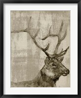 Sepia Elk Fine Art Print