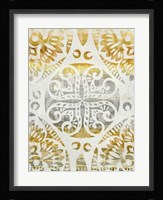 Tapestry Rosette I Fine Art Print