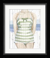 Bygone Bathers IV Framed Print