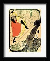 Jane Avril (with border) Fine Art Print