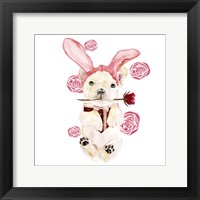 Valentine Puppy I Framed Print