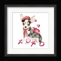 Valentine Puppy III Framed Print