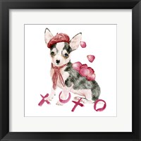 Valentine Puppy III Framed Print