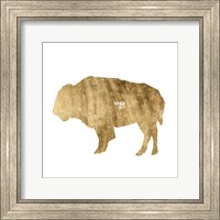Brushed Gold Animals I Fine Art Print
