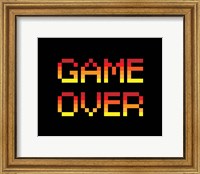 Game Over  - Red Fine Art Print
