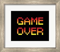 Game Over  - Red Fine Art Print
