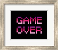 Game Over  - Purple Fine Art Print