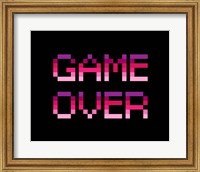 Game Over  - Purple Fine Art Print