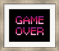 Game Over  - Purple Fine Art Print