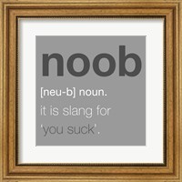 Noob - Gray Fine Art Print
