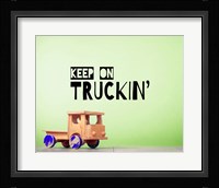 Keep On Truckin' Green Fine Art Print