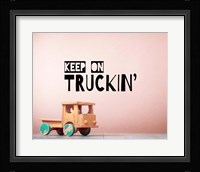 Keep On Truckin' Brown Fine Art Print
