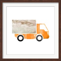 Truck With Paint Texture - Part III Fine Art Print