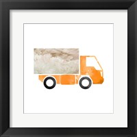 Truck With Paint Texture - Part III Fine Art Print
