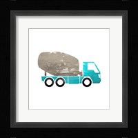 Truck With Paint Texture - Part IV Framed Print