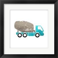 Truck With Paint Texture - Part IV Framed Print