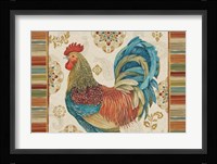Rooster Rainbow IIA Framed Print