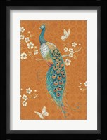 Ornate Peacock X Spice Framed Print