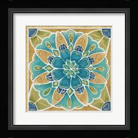 Free Bird Mexican Tiles IV Framed Print
