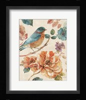 Spiced Nature III Linen Leaf Framed Print